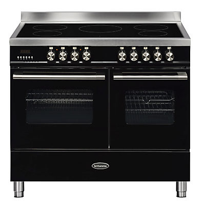 Britannia RC-10TI-DE Delphi Induction Hob Range Cooker Black